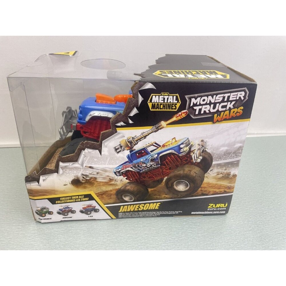 Zuru Metal Machines Monster Truck Wars Jawesome New - Picture 8 of 14